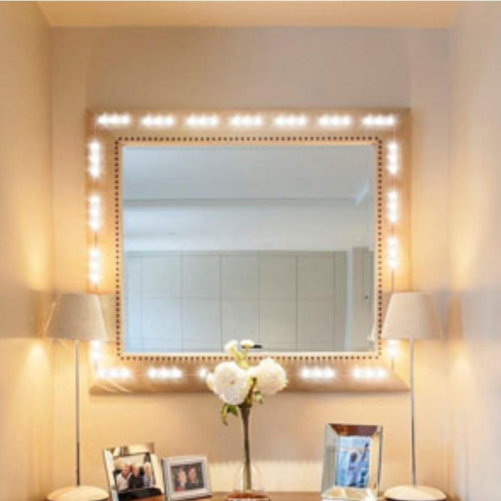 Led Vanity Mirror Lights, Hollywood Style Vanity Make Up Light, 10ft Ultra Brigh - Picture 7 of 10